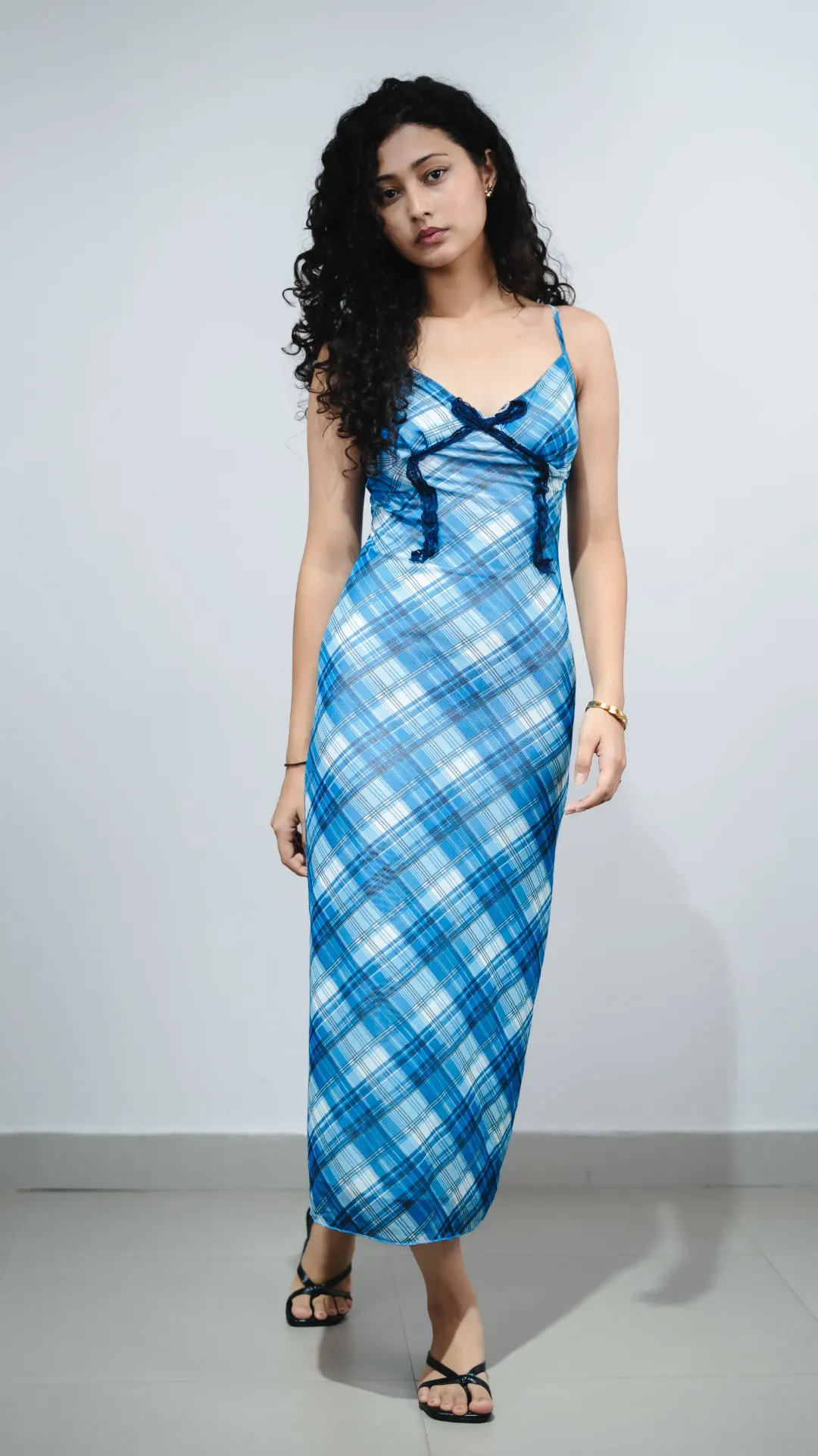 1.0572 1162-1 LADIES DRESS (BLUE)