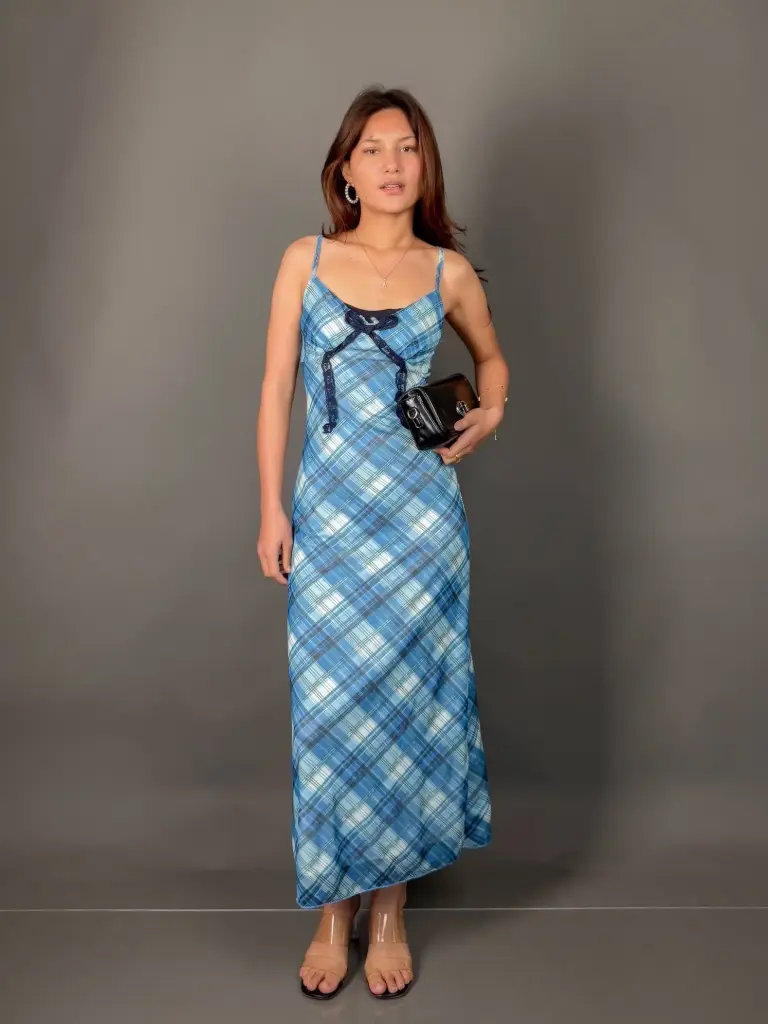 1.0572 1162-1 LADIES DRESS (BLUE)