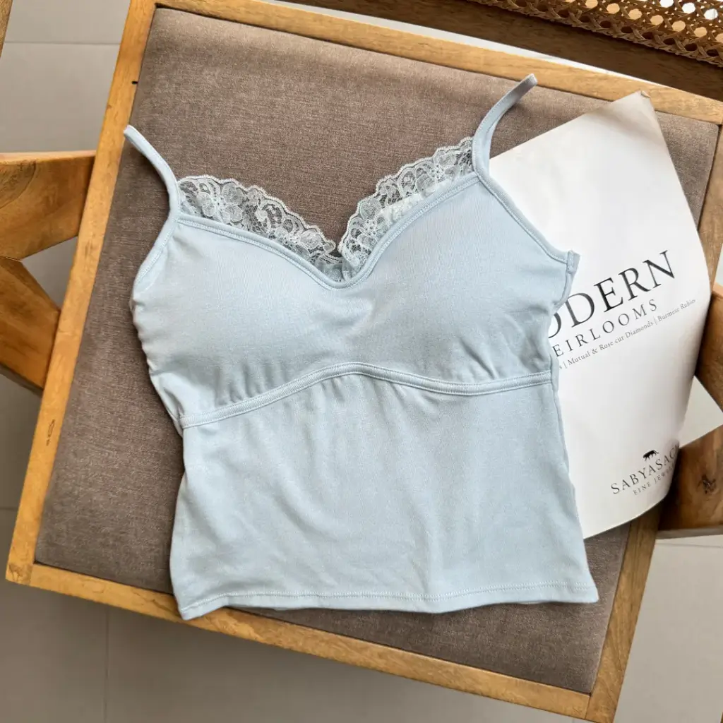 1.0600 1178 LADIES CAMI (BLUE)