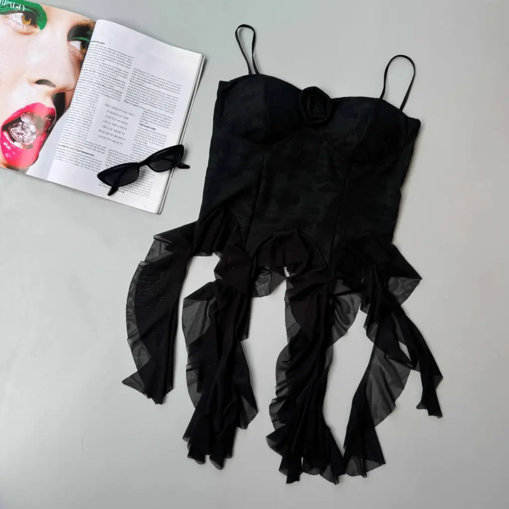 1.0917 1921 LADIES BRALET (BLACK)
