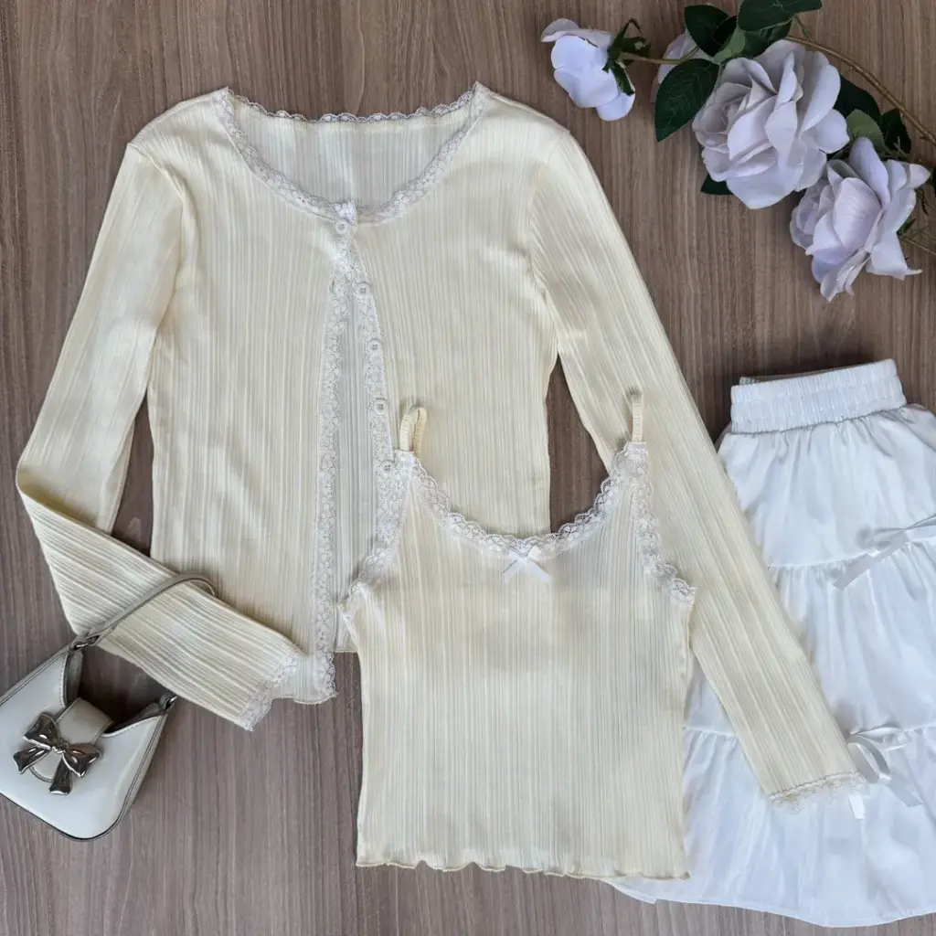 303 CROP CAMI SET