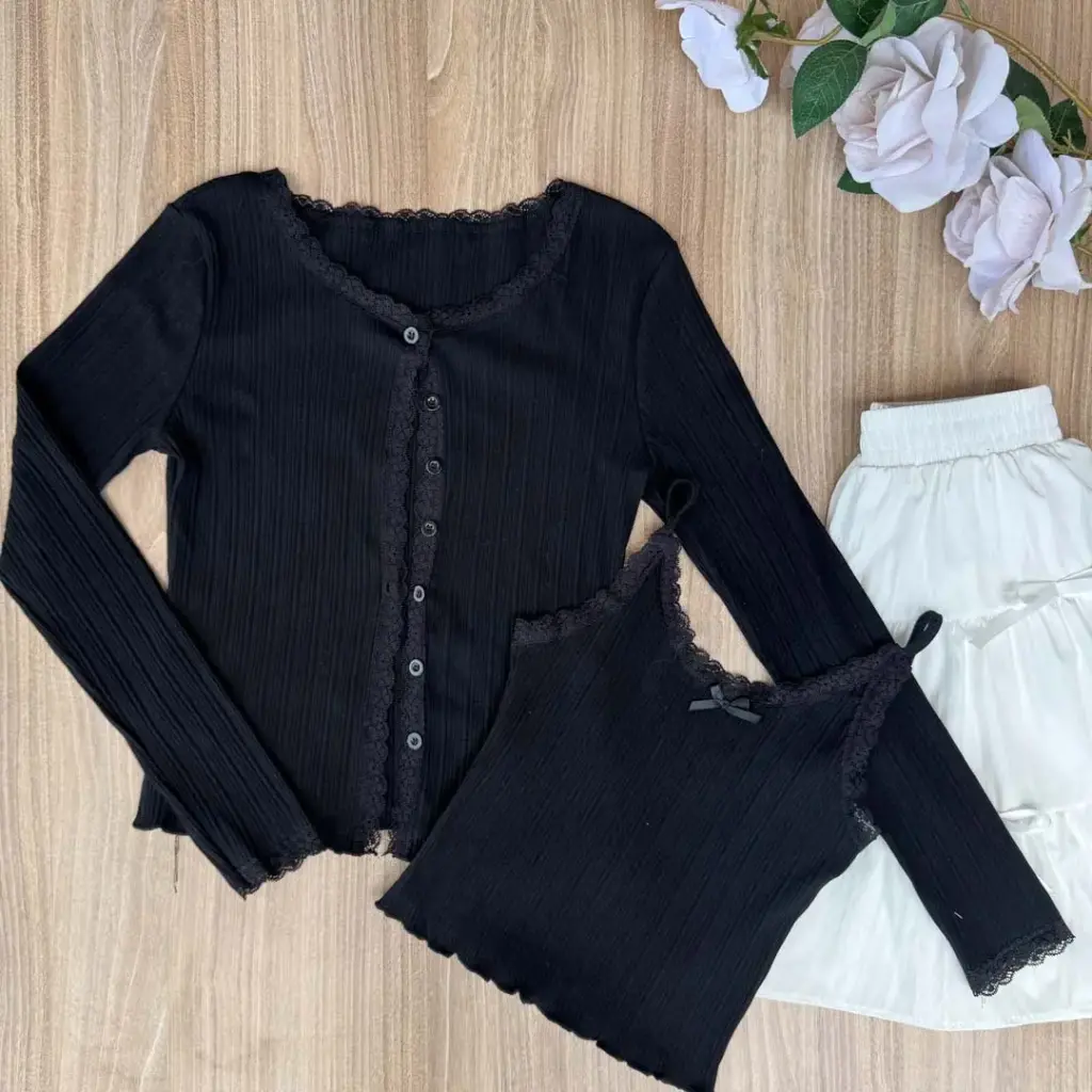 303 CROP CAMI SET