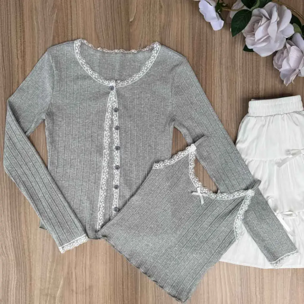 303 CROP CAMI SET