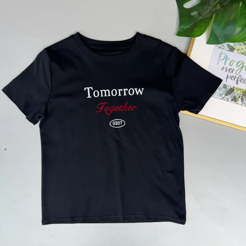 1.1748 3332 HALF TEE (BLACK)