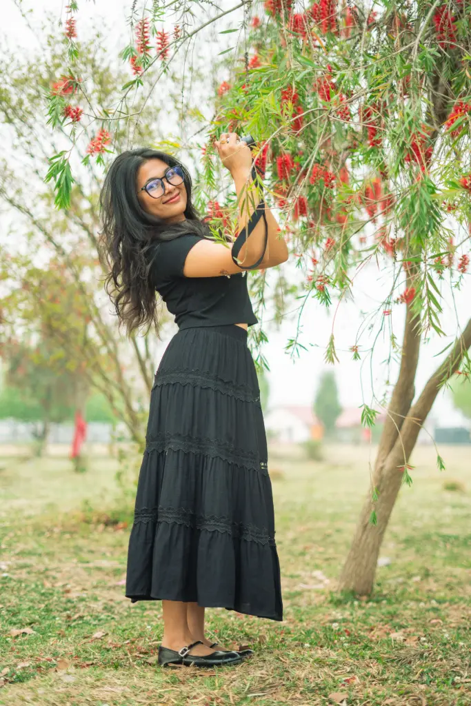 1.3001 6602 LONG SKIRT (BLACK)