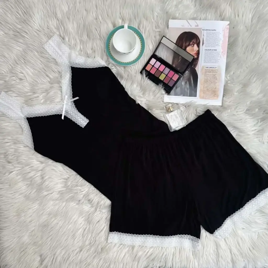 1.3655 802-1 CAMI SET (BLACK)
