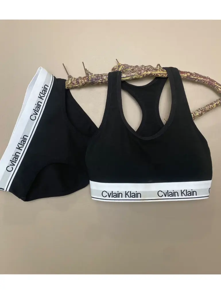 1.3764 8092 BRA PANTY SET (BLACK)