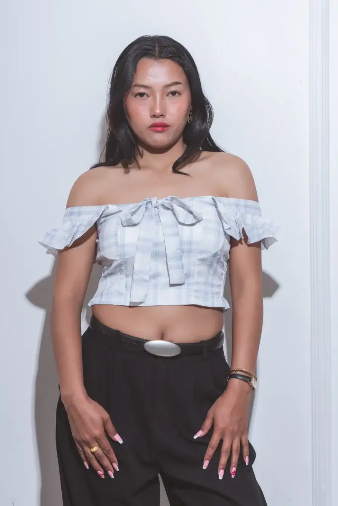 1.4326 8910 LADIES TOP (BLUE)