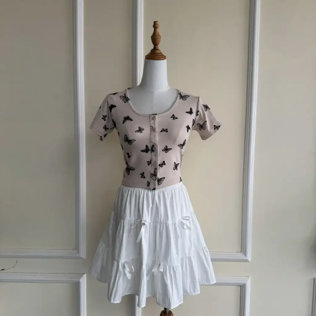 HB SS25-122 Butterfly Cardigan