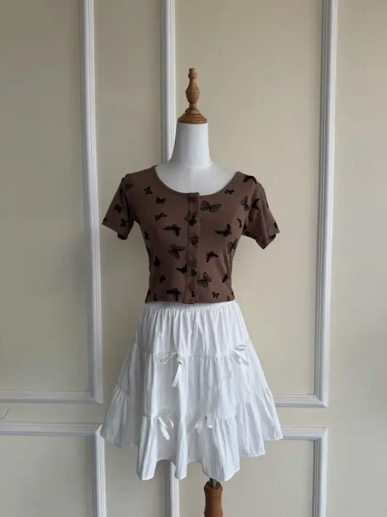HB SS25-122 Butterfly Cardigan