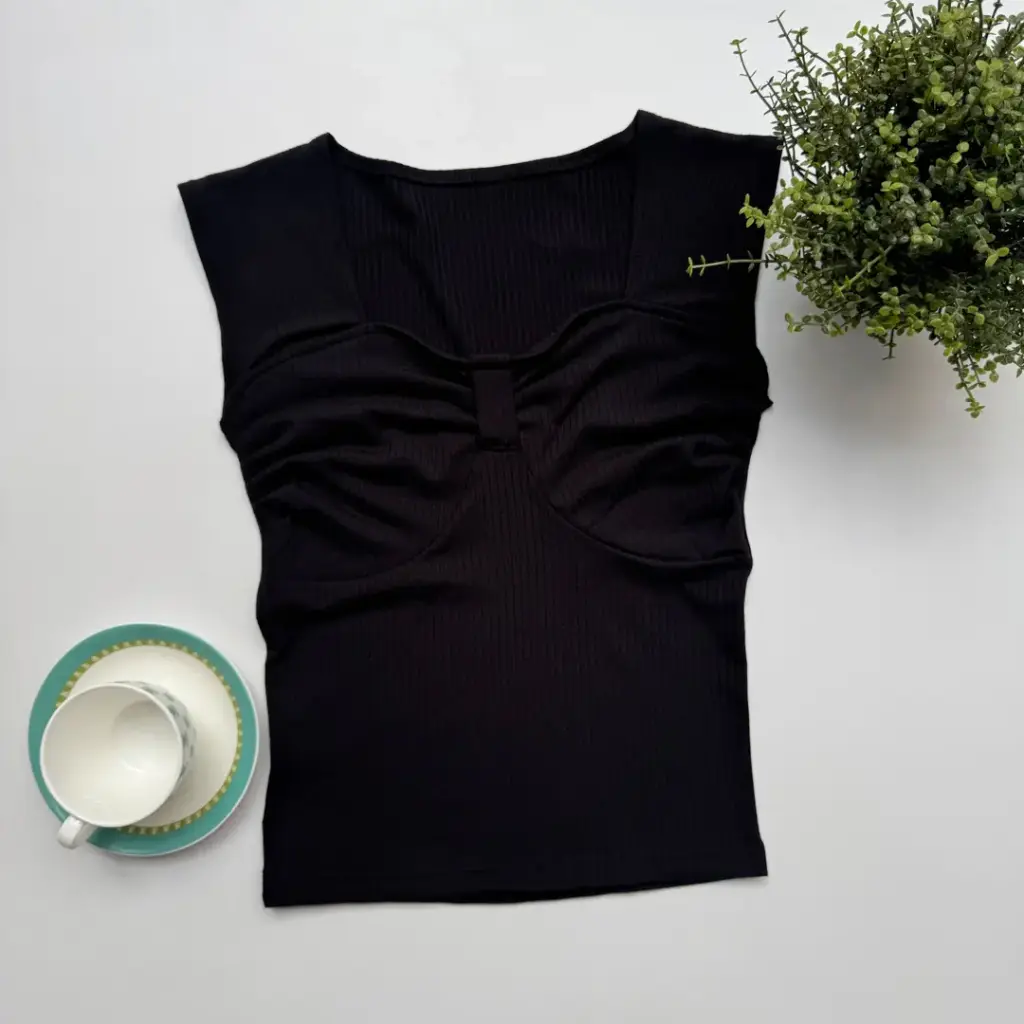 2.0931 HB SS25-43 Buterfly Top (BLACK, S)