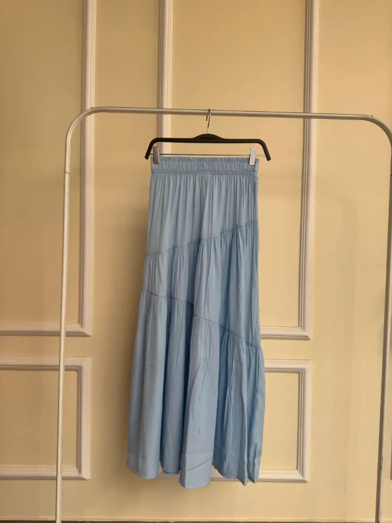 HB SS25-48 Asymetrical Maxi Skirt