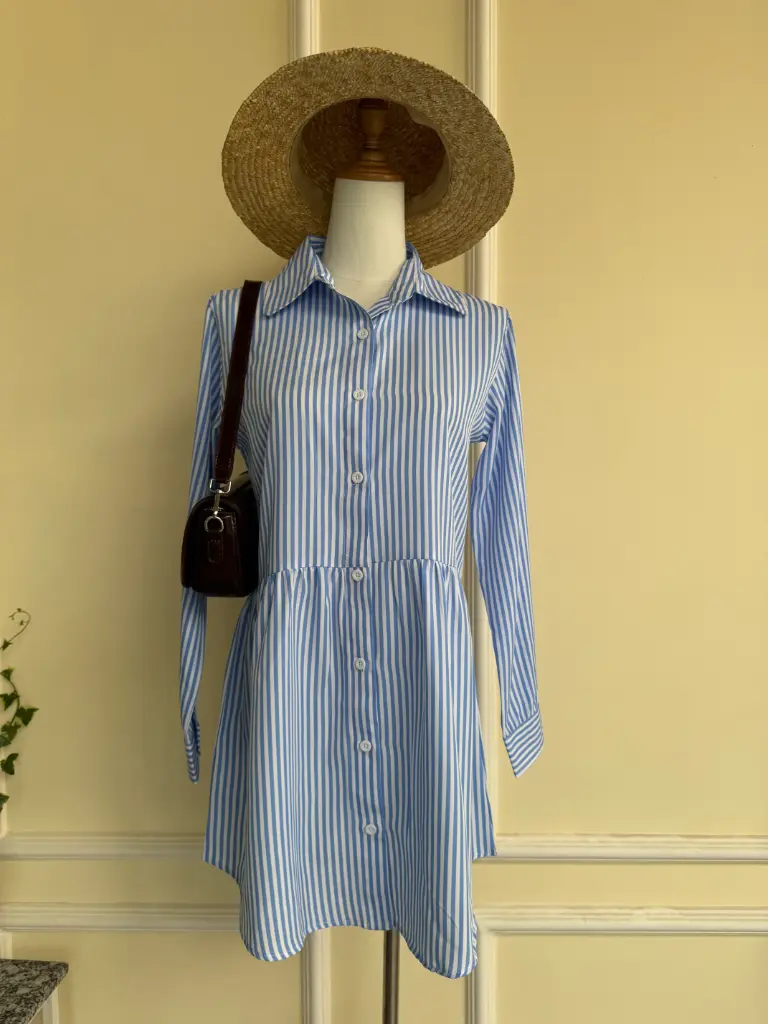 HB SS25-51 Oxford Full Sleeve Tops