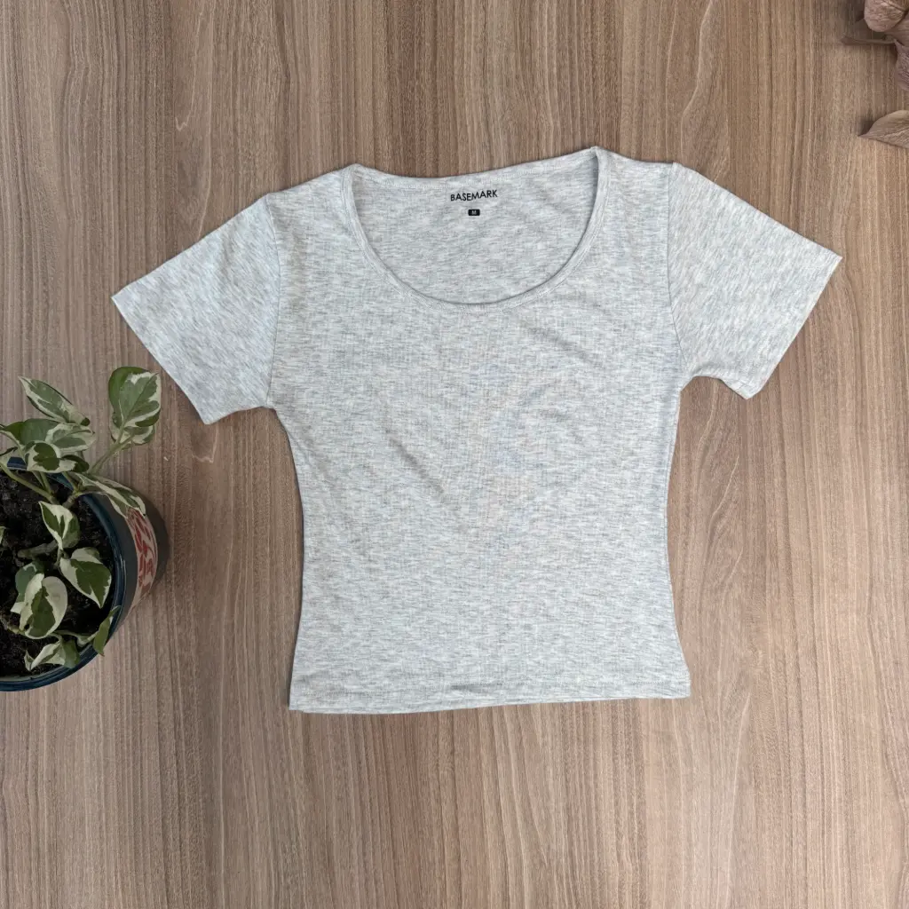 HB SS25-88 Oval Neck Tee