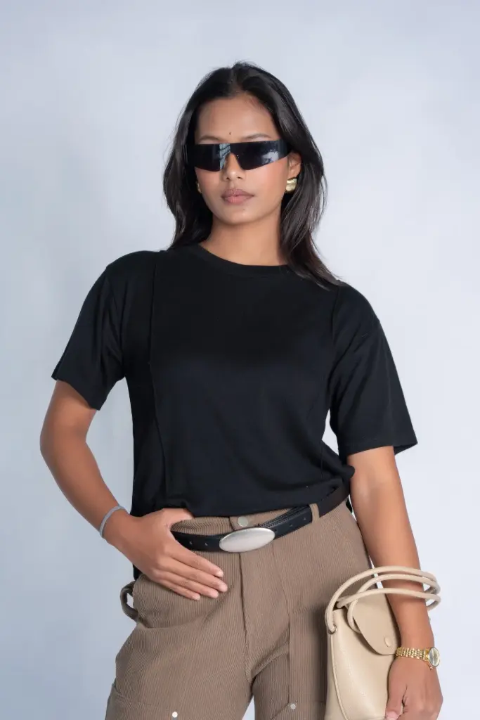 2.2629 HB24-235 HALF T-SHIRT (BLACK, M)