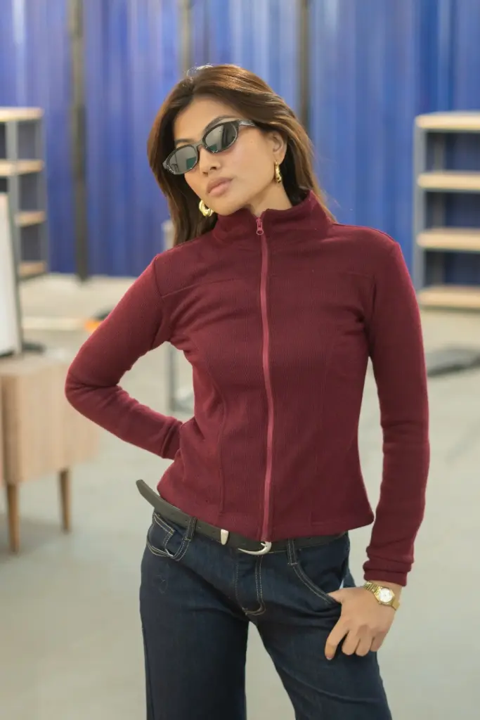 HB25-09 ZIP-UP SWEATER