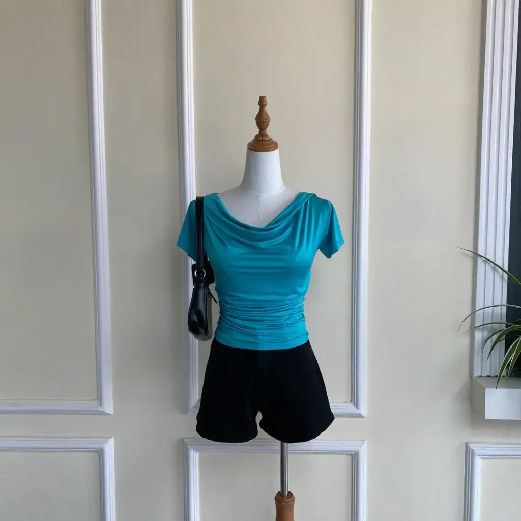 HB25-100 Cowl Neck Top