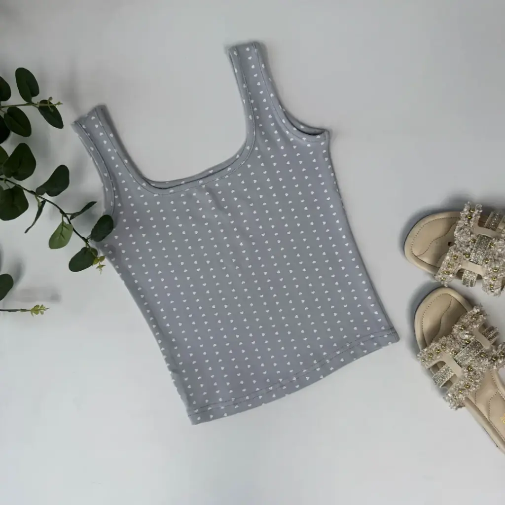 1.7066 BMO SS25-31 HEART TANK TOP (BLUE, S)