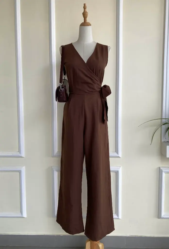 HB SS25-97 SIDE TIE JUMPSUIT