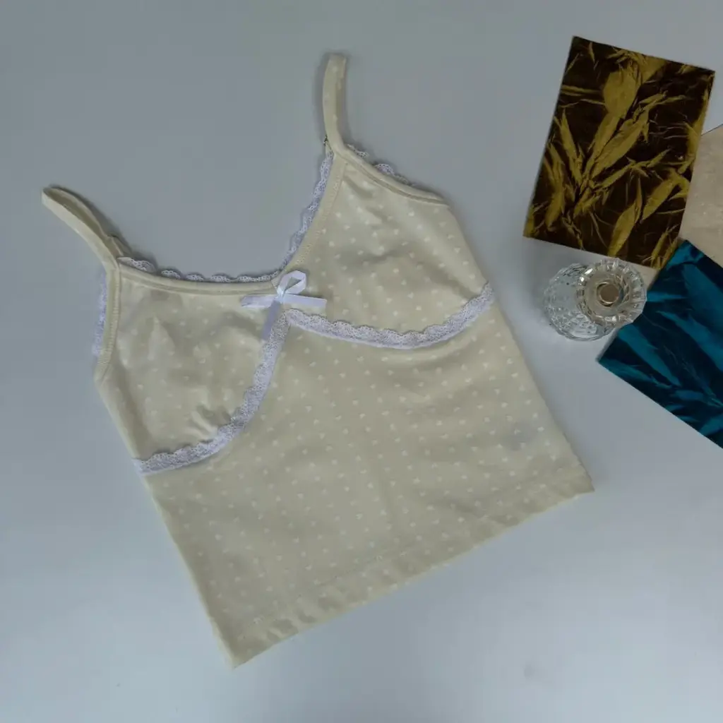 BMO SS25-32 LACEY HEART CAMI