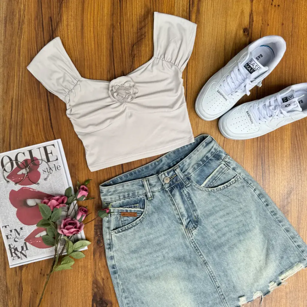 HB SS25-101 ROSE TOP
