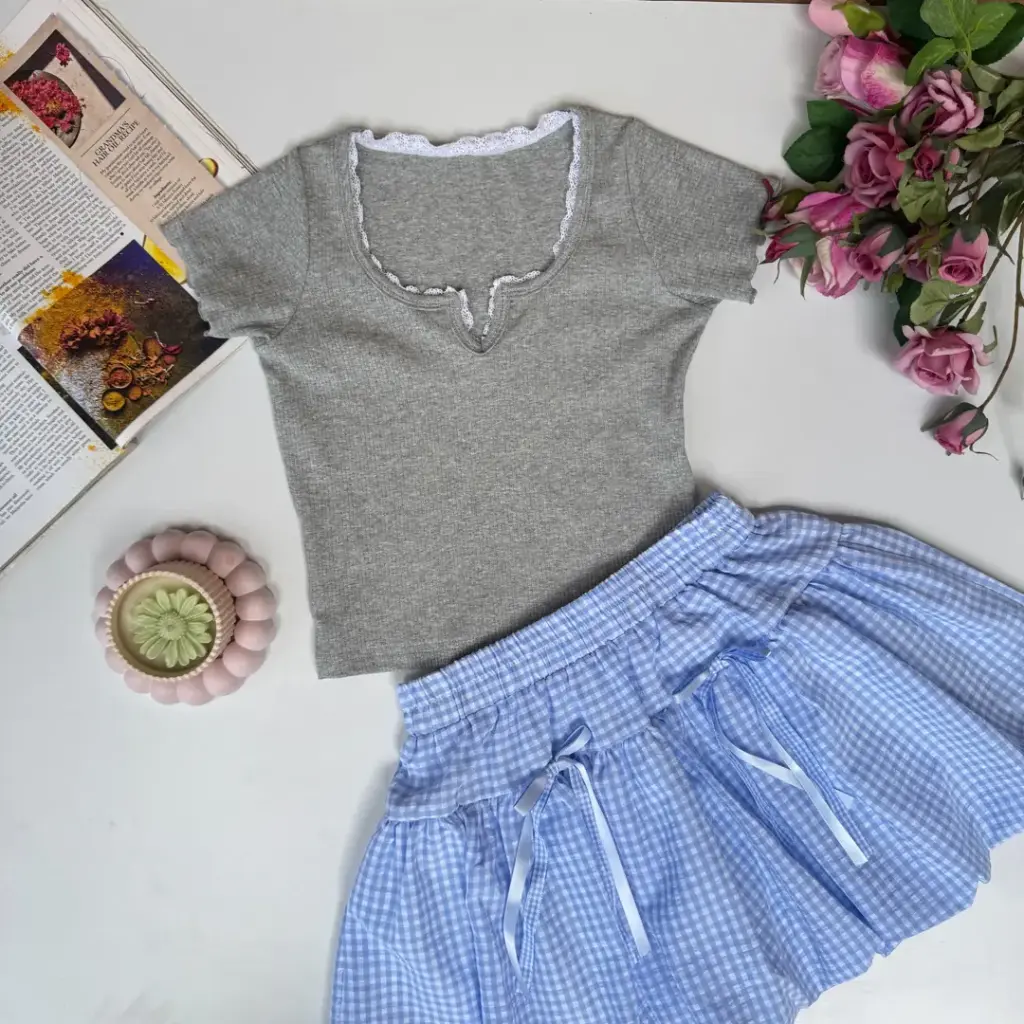 BMO SS25-36 LACEY CROP TOP