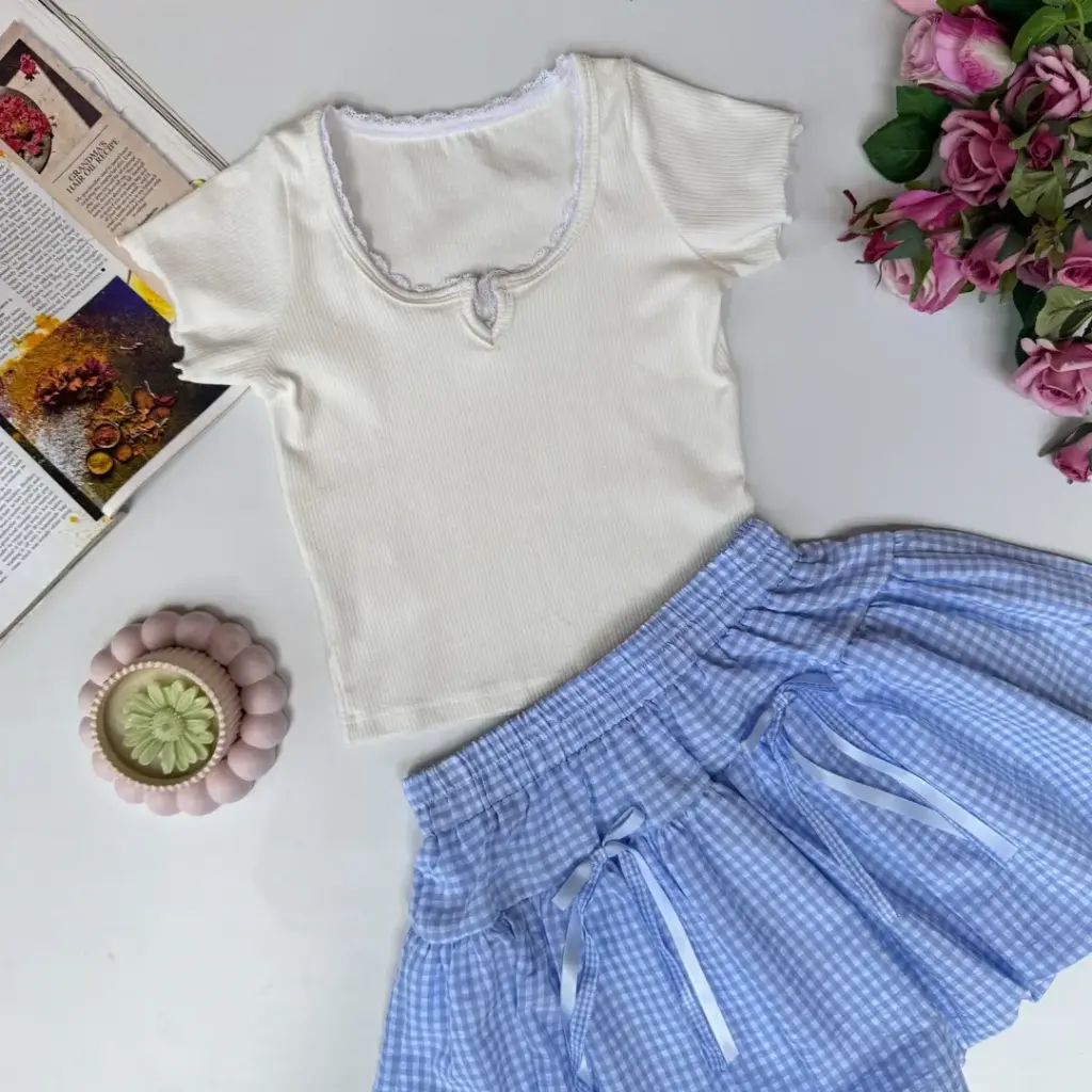 BMO SS25-36 LACEY CROP TOP