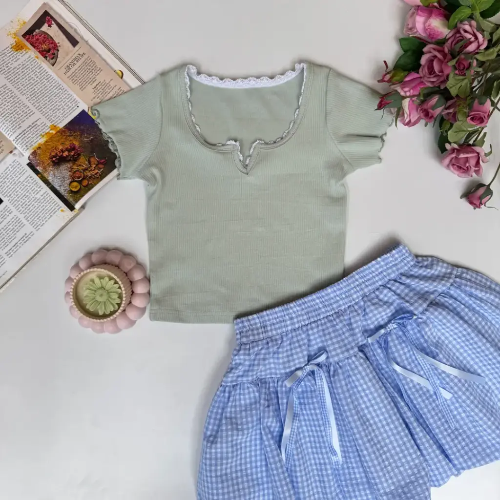 BMO SS25-36 LACEY CROP TOP