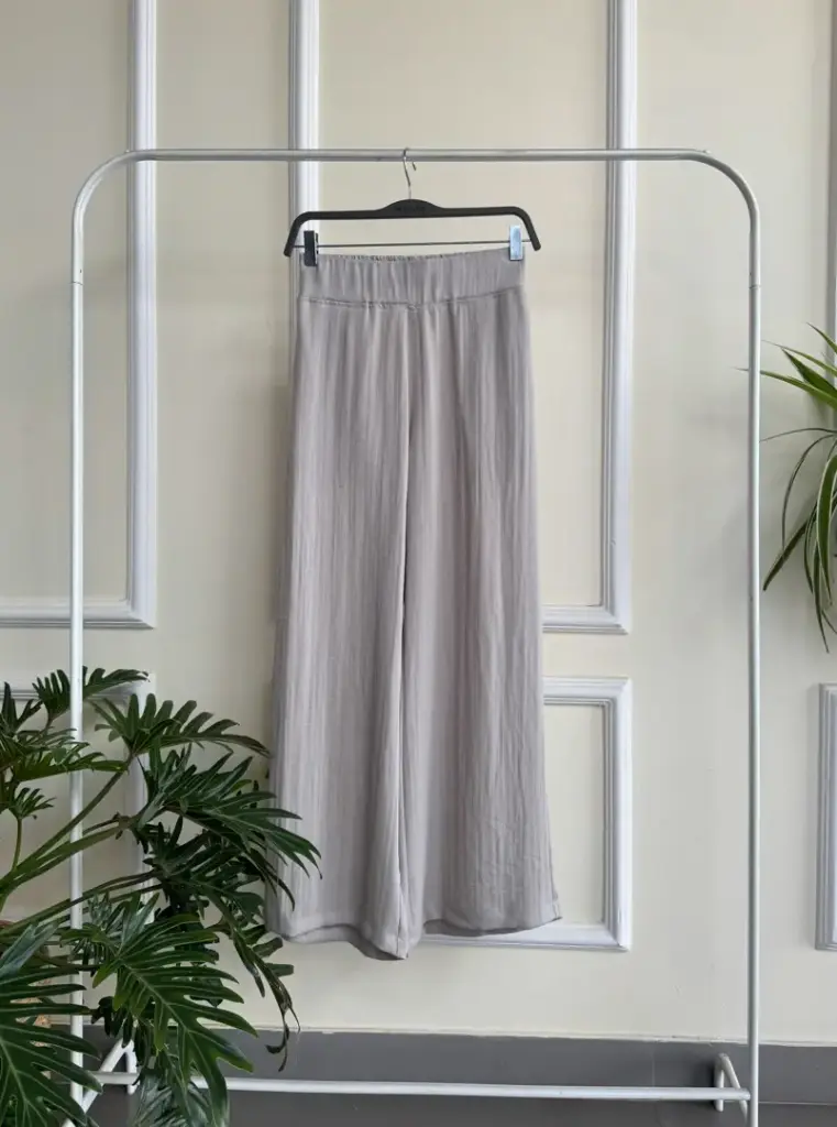 BMO SS25-56 WIDE LEGGED LINEN PANT