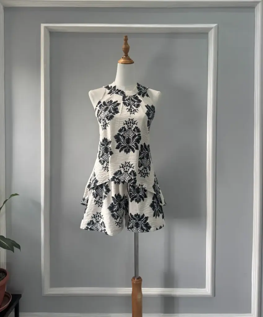 3.29276 BMO SS25-54 CHOCKER NECK CO ORDS (BLACK, S)