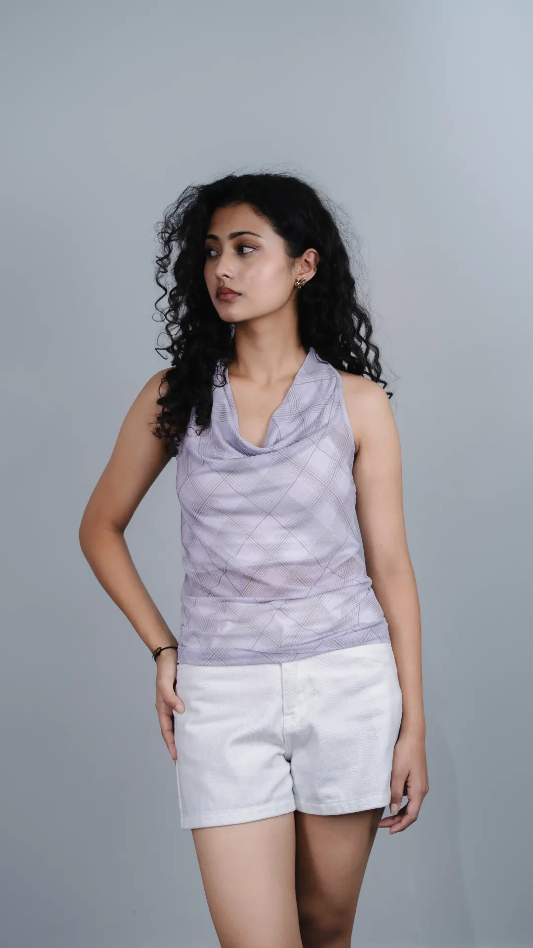 BMKS SS25-25 TWISTED COWL TOP