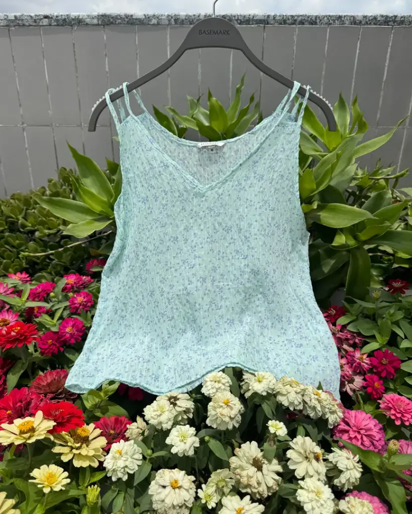 HB SS25-228 FLORAL CAMI TOP
