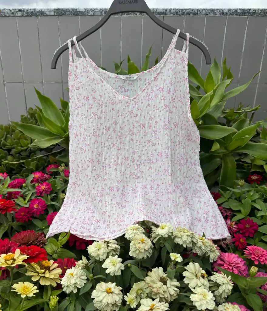 HB SS25-228 FLORAL CAMI TOP