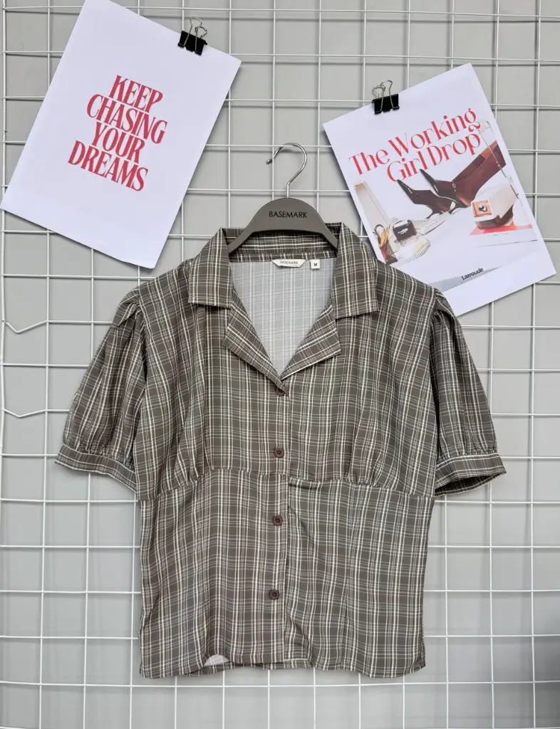 HB SS25-271 VINTAGE CHECKERED TOP