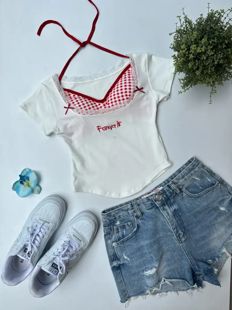 5056-1 CROP TEE