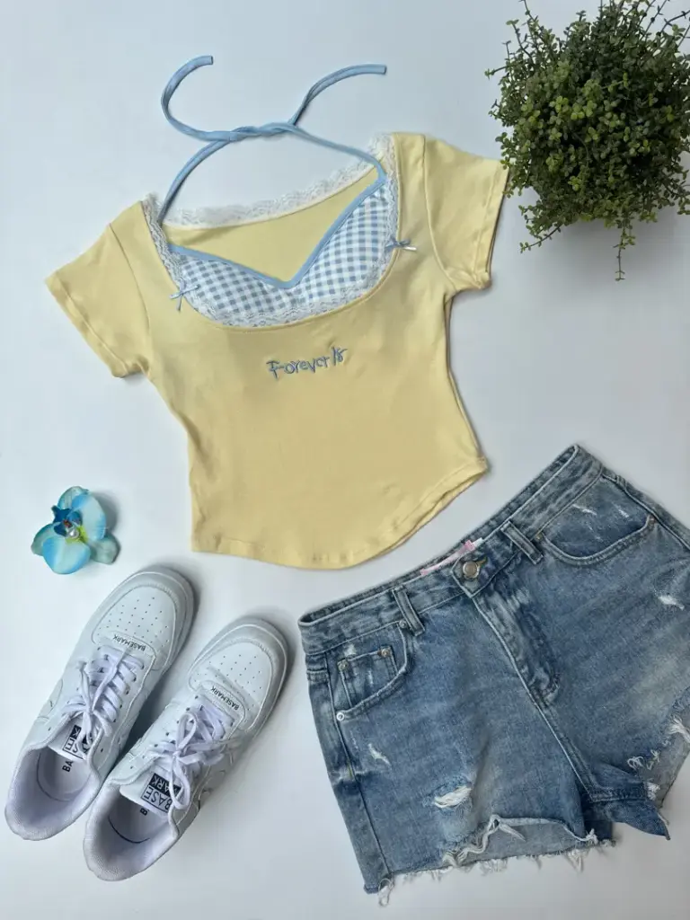 5056-1 CROP TEE