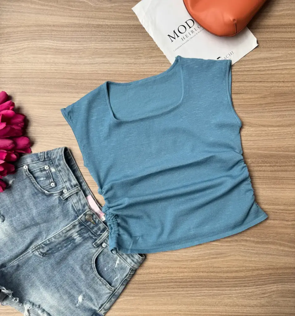 3.29778 1377 KNITTED TEES (BLUE)