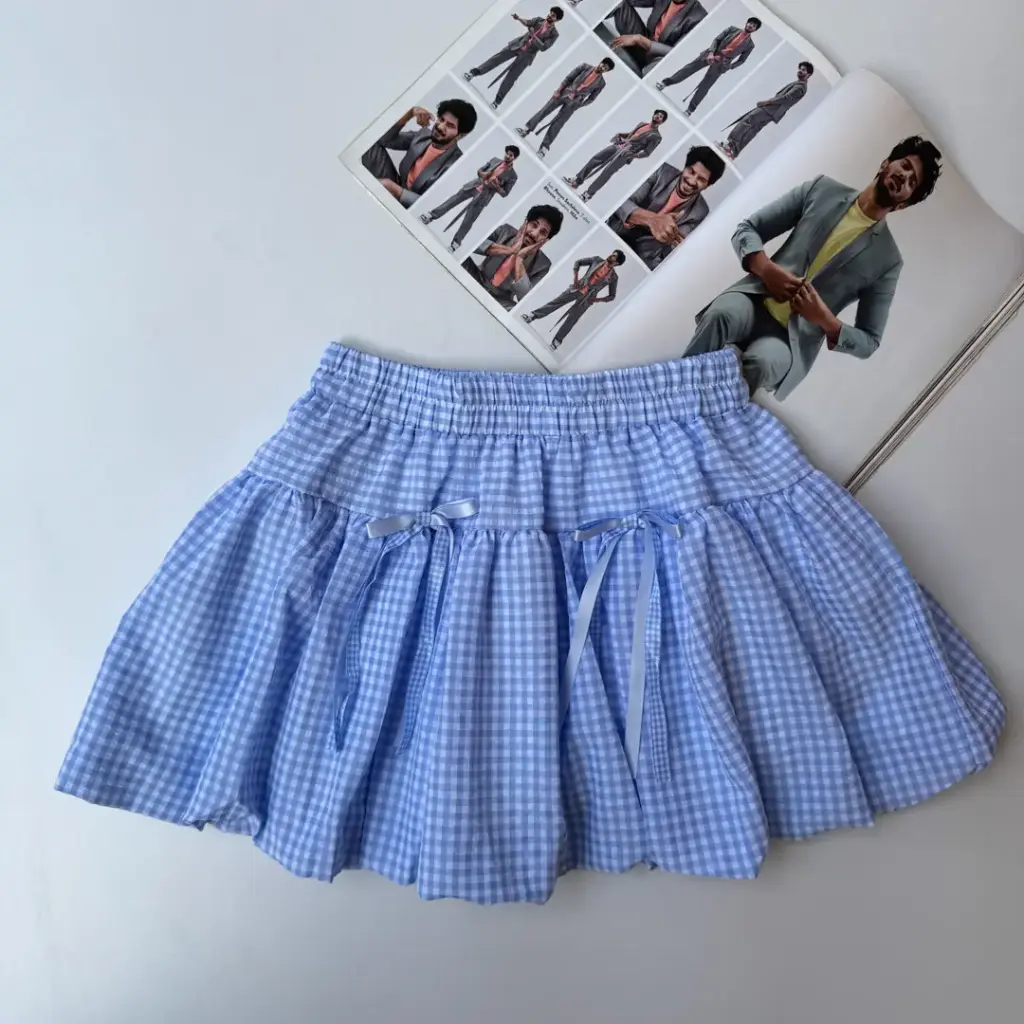 3.29830 9888 MINI SKIRT (BLUE)