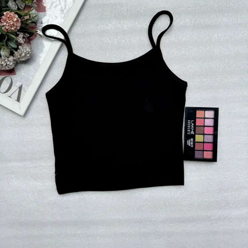 3.30075 HB SS25-258 CAMI TOP (BLACK, S)