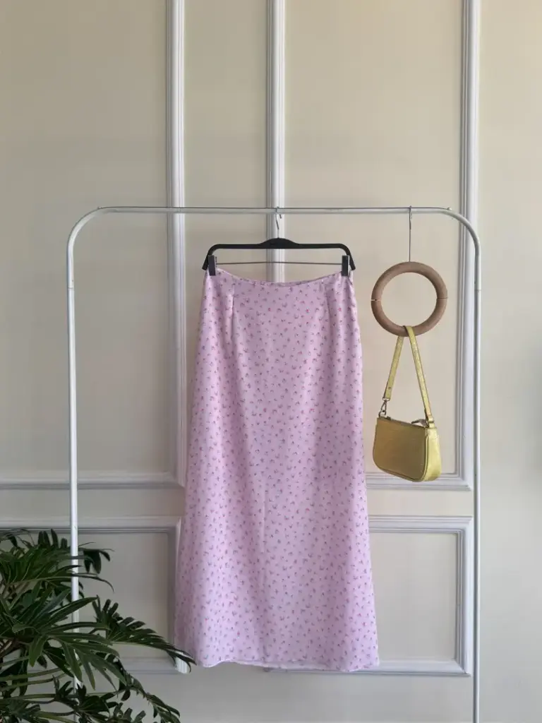 HB SS25-290 FLORAL MERMAID SKIRT