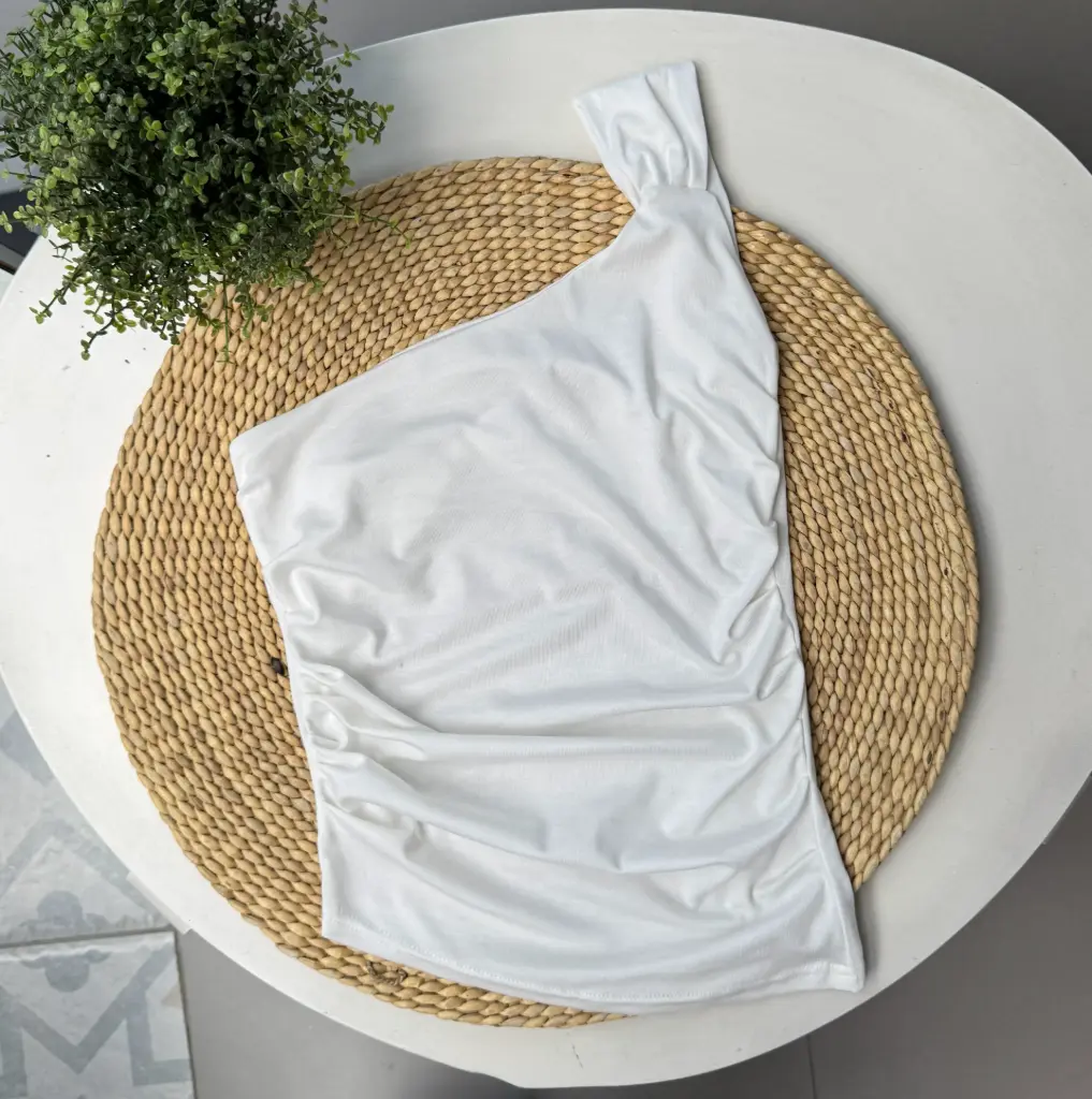 HB SS25-268 ONE SHOULDER TOP