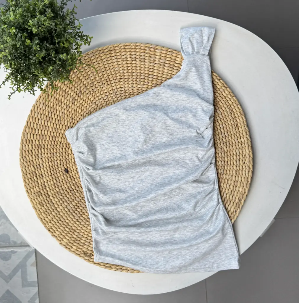 HB SS25-268 ONE SHOULDER TOP