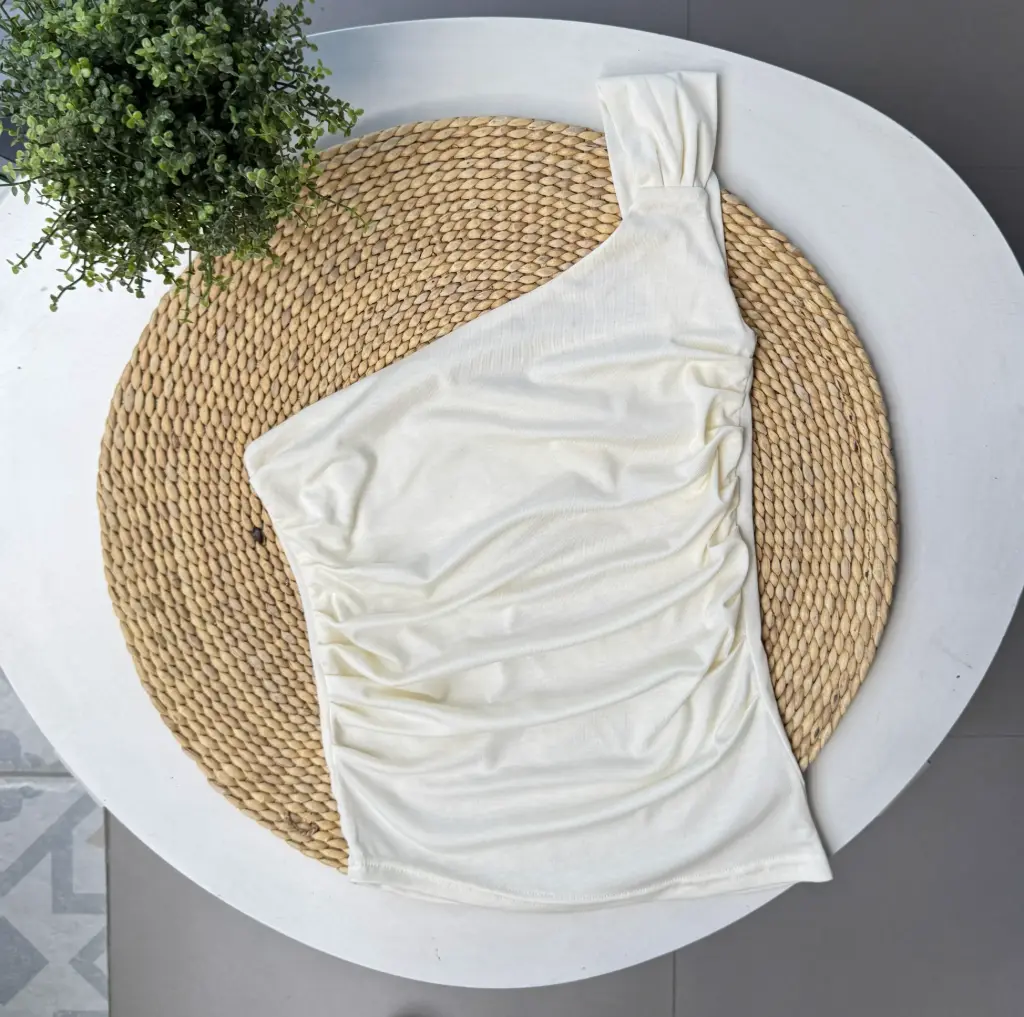 HB SS25-268 ONE SHOULDER TOP