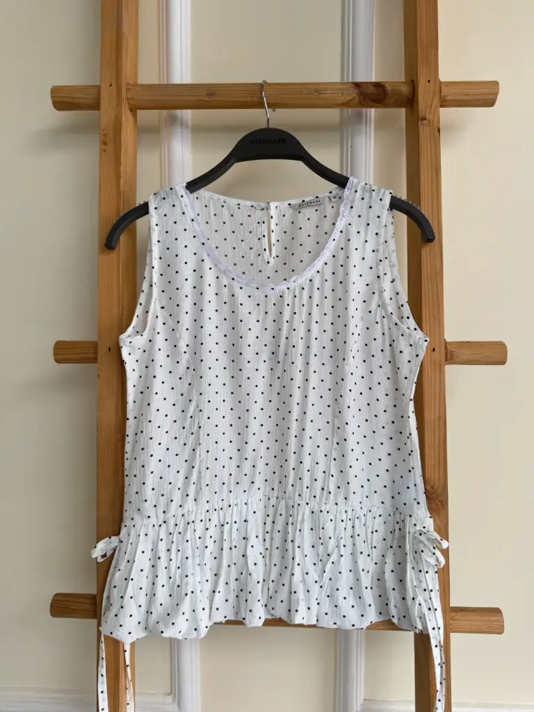 HB SS25-265 BABYDOLL POLKA TOP