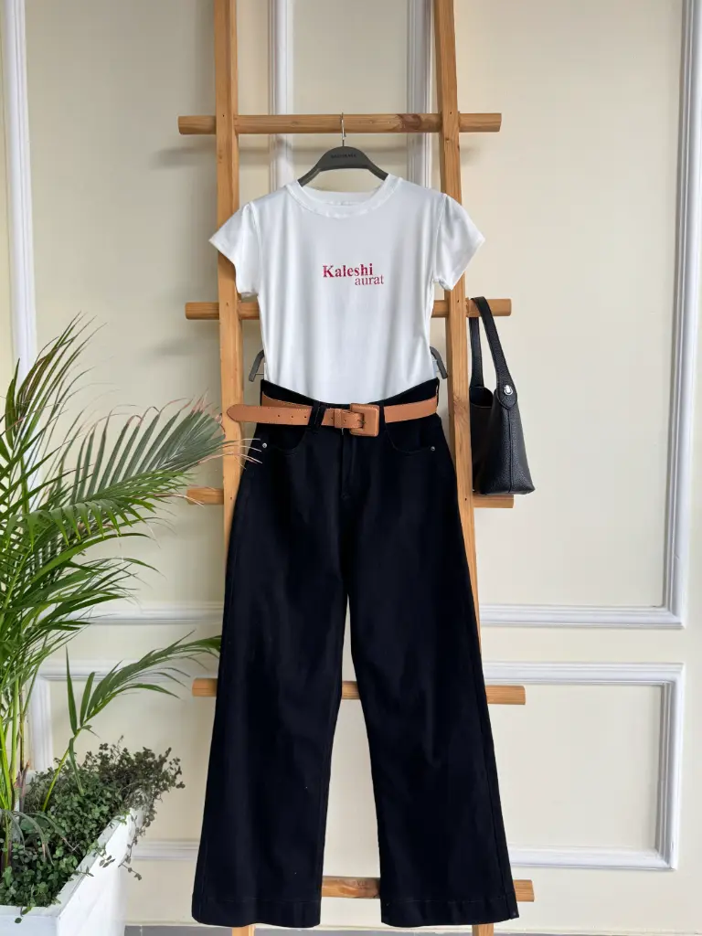 3.32050 HB SS25-278 Y2K TEE (BLACK, S)