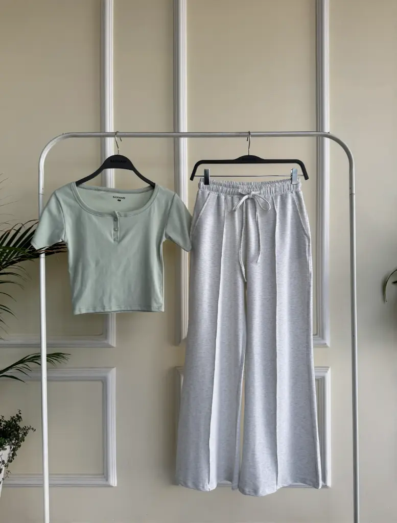 3.32096 HB SS25-279 TERRY TROUSER (GREY, S)