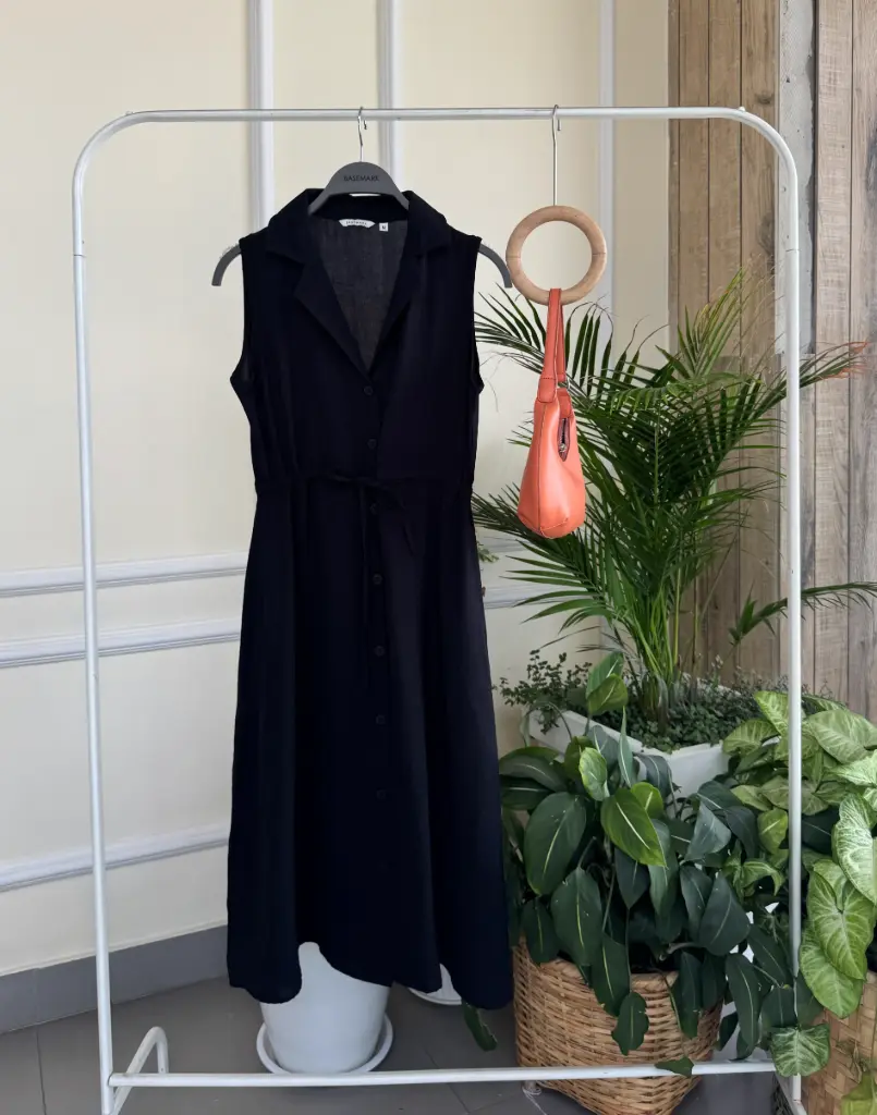 HB SS25-261 SOLID BLAZER DRESS