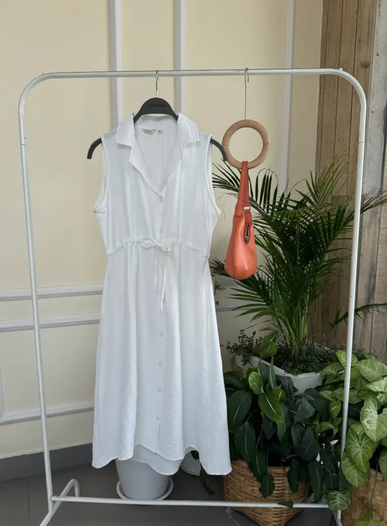 HB SS25-261 SOLID BLAZER DRESS