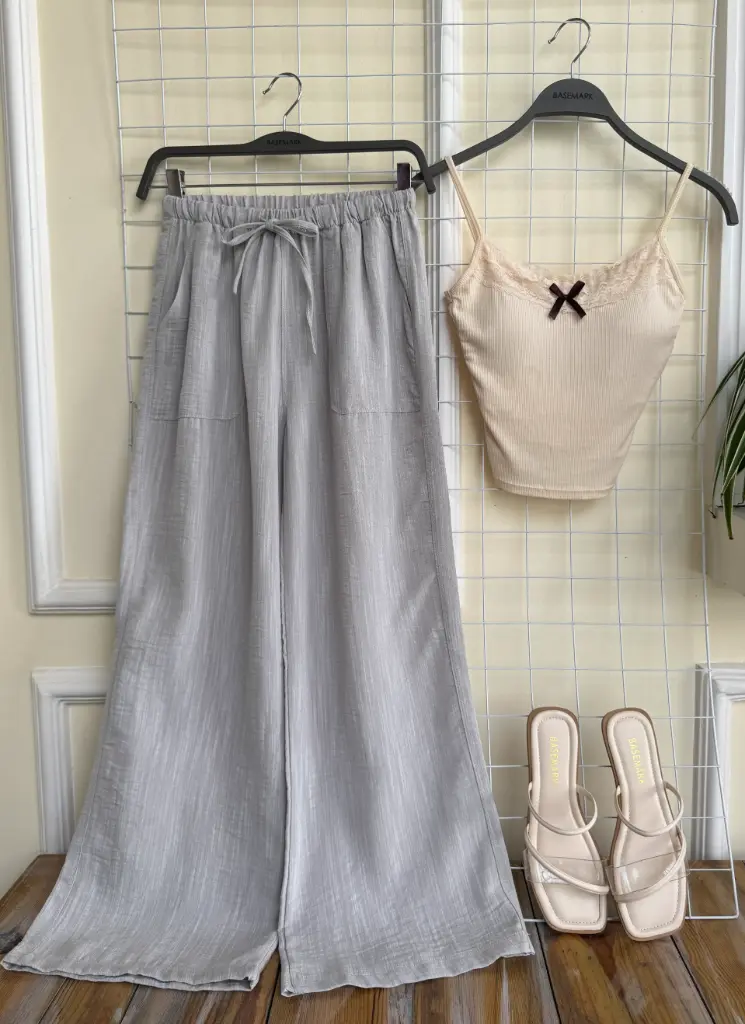 HB SS25-337 LINEN PALAJJO
