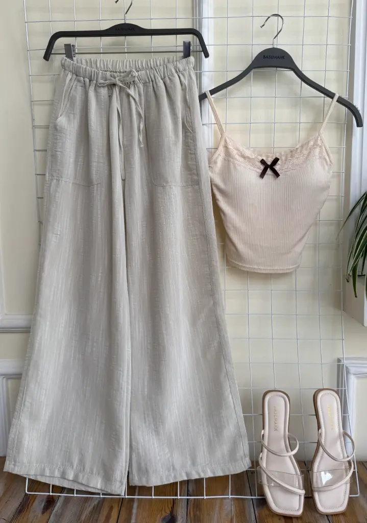 HB SS25-337 LINEN PALAJJO